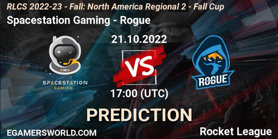 Prognoza Spacestation Gaming - Rogue. 21.10.2022 at 17:00, Rocket League, RLCS 2022-23 - Fall: North America Regional 2 - Fall Cup