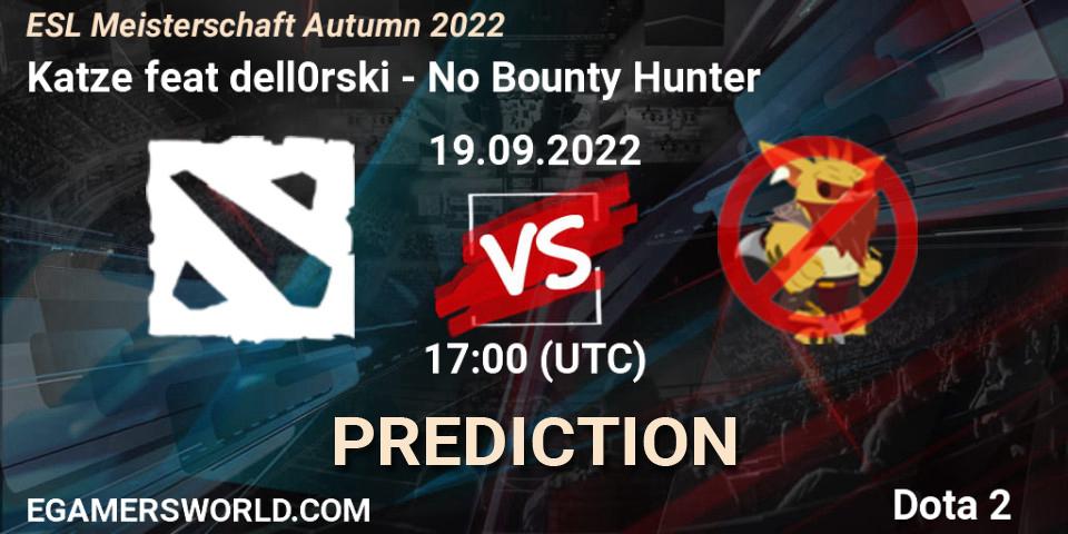 Prognoza Katze feat dell0rski - No Bounty Hunter. 19.09.2022 at 17:03, Dota 2, ESL Meisterschaft Autumn 2022
