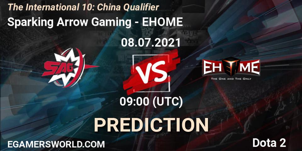 Prognoza Sparking Arrow Gaming - EHOME. 08.07.2021 at 08:53, Dota 2, The International 10: China Qualifier
