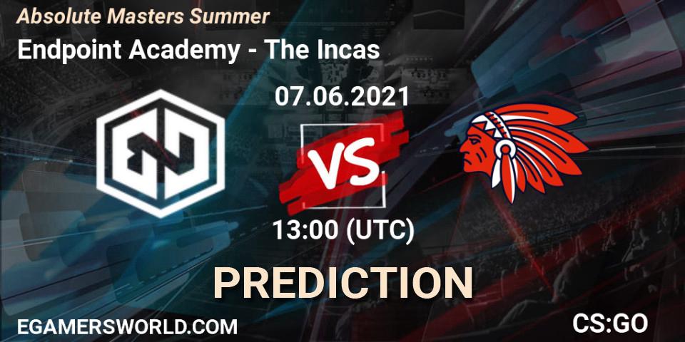 Prognoza Endpoint Academy - The Incas. 07.06.2021 at 13:00, Counter-Strike (CS2), Absolute Masters Summer