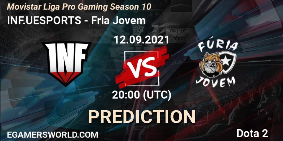 Prognoza INF.UESPORTS - Fúria Jovem. 12.09.2021 at 20:30, Dota 2, Movistar Liga Pro Gaming Season 10