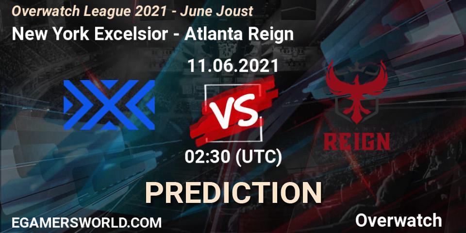 Prognoza New York Excelsior - Atlanta Reign. 11.06.2021 at 02:30, Overwatch, Overwatch League 2021 - June Joust