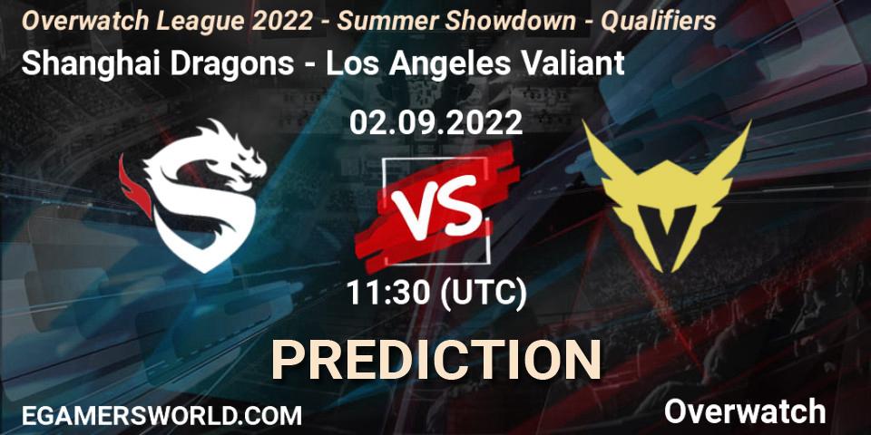 Prognoza Shanghai Dragons - Los Angeles Valiant. 02.09.2022 at 11:30, Overwatch, Overwatch League 2022 - Summer Showdown - Qualifiers