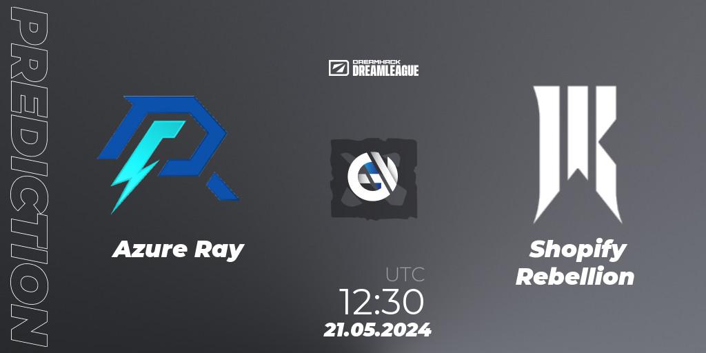 Prognoza Azure Ray - Shopify Rebellion. 21.05.2024 at 12:40, Dota 2, DreamLeague Season 23