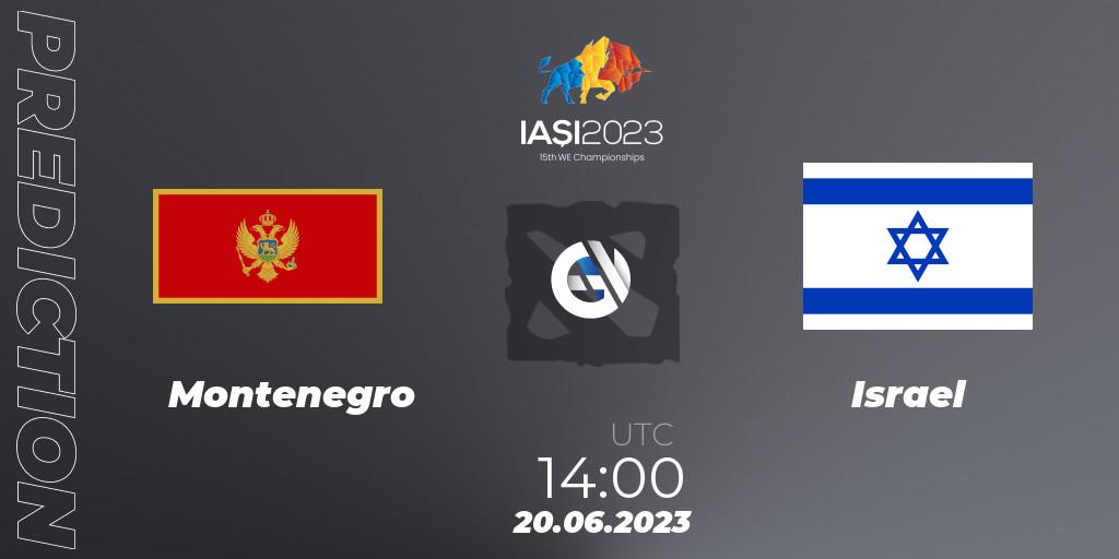 Prognoza Montenegro - Israel. 20.06.23, Dota 2, IESF Europe B Qualifier 2023