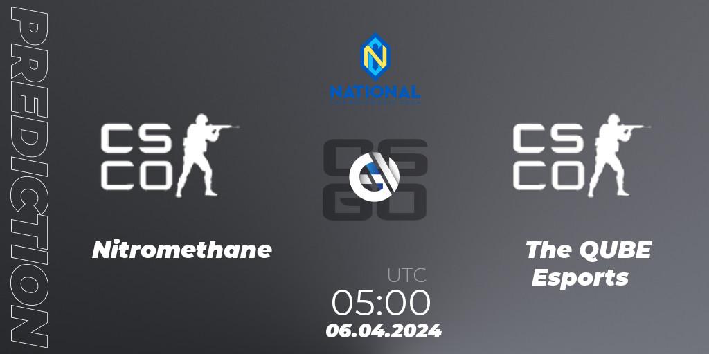 Prognoza Nitromethane - The QUBE Esports. 06.04.24, CS2 (CS:GO), ESN National Championship 2024