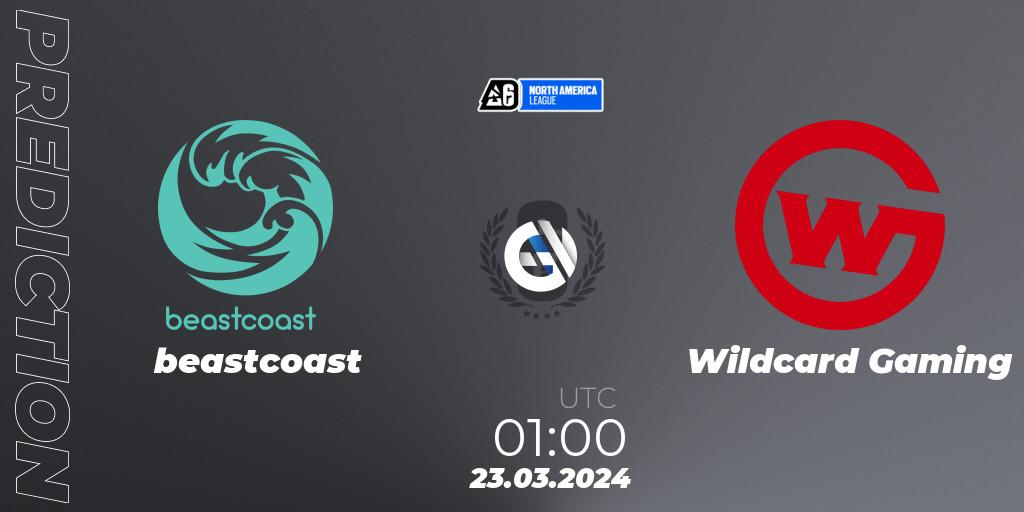 Prognoza beastcoast - Wildcard Gaming. 23.03.24, Rainbow Six, North America League 2024 - Stage 1