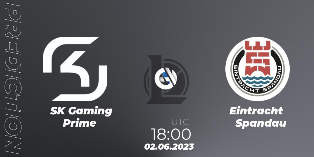 Prognoza SK Gaming Prime - Eintracht Spandau. 02.06.23, LoL, Prime League Summer 2023 - Group Stage