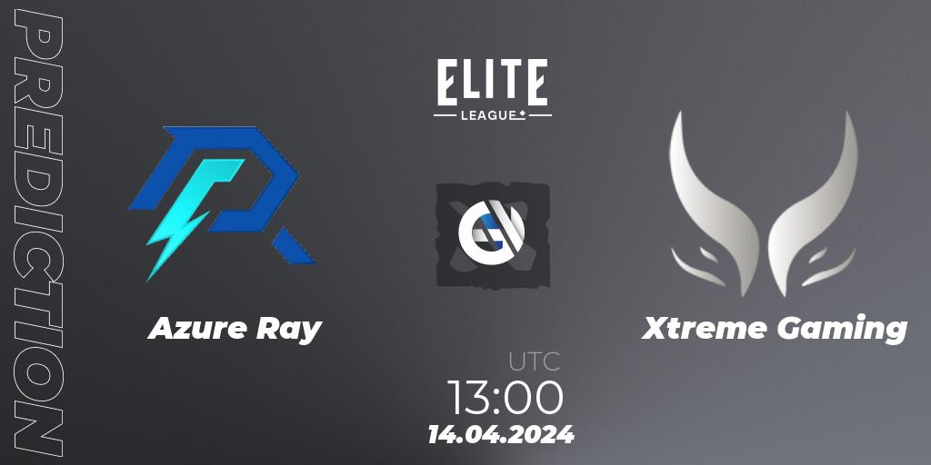 Prognoza Azure Ray - Xtreme Gaming. 14.04.24, Dota 2, Elite League