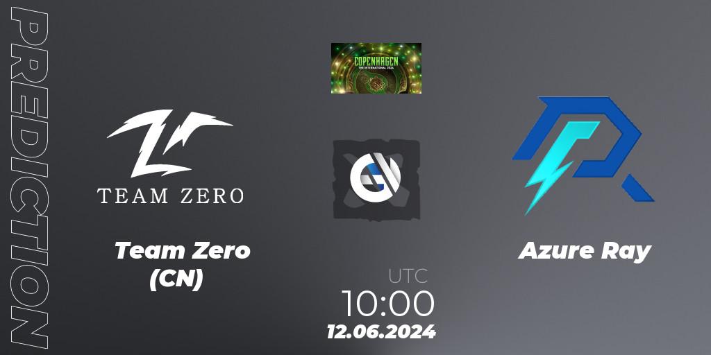 Prognoza Team Zero (CN) - Azure Ray. 12.06.2024 at 08:30, Dota 2, The International 2024 - China Closed Qualifier