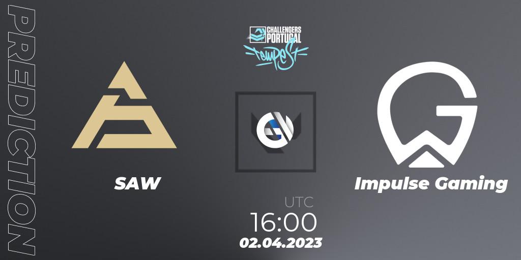 Prognoza SAW - Impulse Gaming. 02.04.23, VALORANT, VALORANT Challengers 2023 Portugal: Tempest Split 2