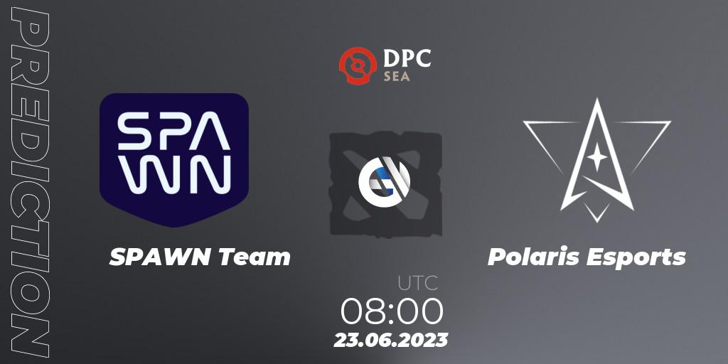 Prognoza SPAWN Team - Polaris Esports. 23.06.23, Dota 2, DPC 2023 Tour 3: SEA Division II (Lower)