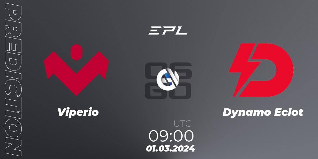 Prognoza Viperio - Dynamo Eclot. 01.03.2024 at 09:00, Counter-Strike (CS2), European Pro League Season 14