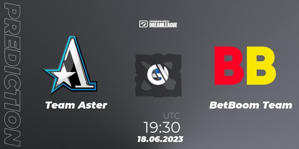 Prognoza Team Aster - BetBoom Team. 18.06.23, Dota 2, DreamLeague Season 20 - Group Stage 2
