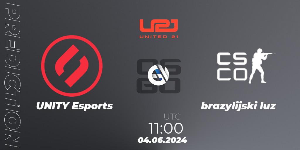 Prognoza UNITY Esports - brazylijski luz. 04.06.2024 at 11:00, Counter-Strike (CS2), United21 Season 16