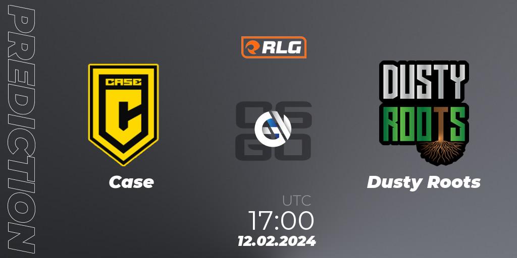 Prognoza Case - Dusty Roots. 12.02.2024 at 17:00, Counter-Strike (CS2), RES Latin American Series #1