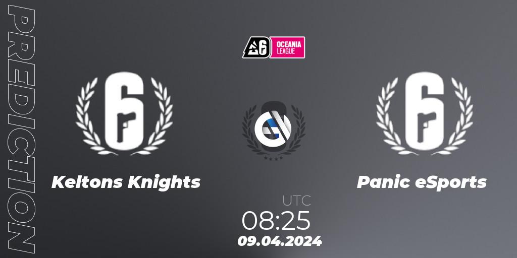 Prognoza Keltons Knights - Panic eSports. 09.04.24, Rainbow Six, Oceania League 2024 - Stage 1