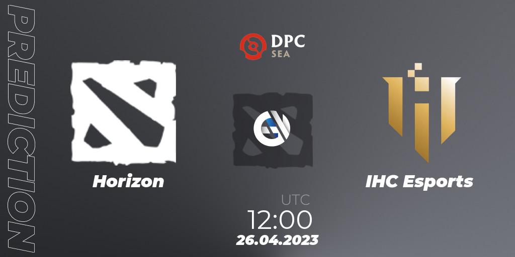 Prognoza Horizon - IHC Esports. 26.04.2023 at 12:00, Dota 2, DPC 2023 Tour 2: SEA Division II (Lower)