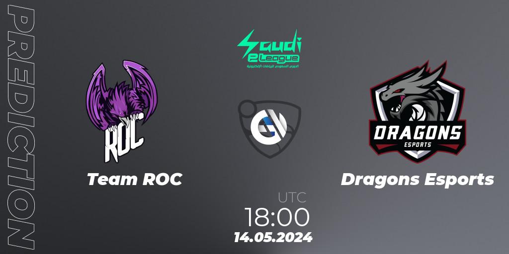 Prognoza Team ROC - Dragons Esports. 14.05.2024 at 18:00, Rocket League, Saudi eLeague 2024 - Major 2: Online Major Phase 1