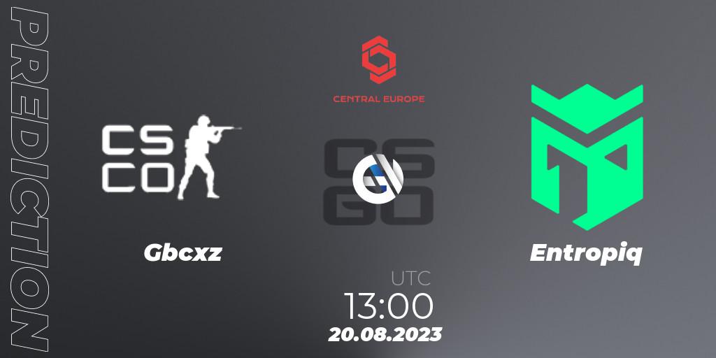 Prognoza Gbcxz - Entropiq. 20.08.2023 at 13:00, Counter-Strike (CS2), CCT Central Europe Series #8: Open Qualifier