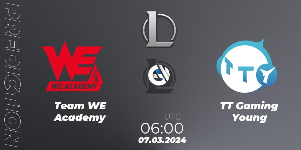 Prognoza Team WE Academy - TT Gaming Young. 07.03.24, LoL, LDL 2024 - Stage 1