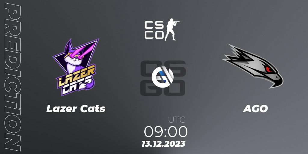 Prognoza Lazer Cats - AGO. 13.12.23, CS2 (CS:GO), European Pro League Season 13: Division 2