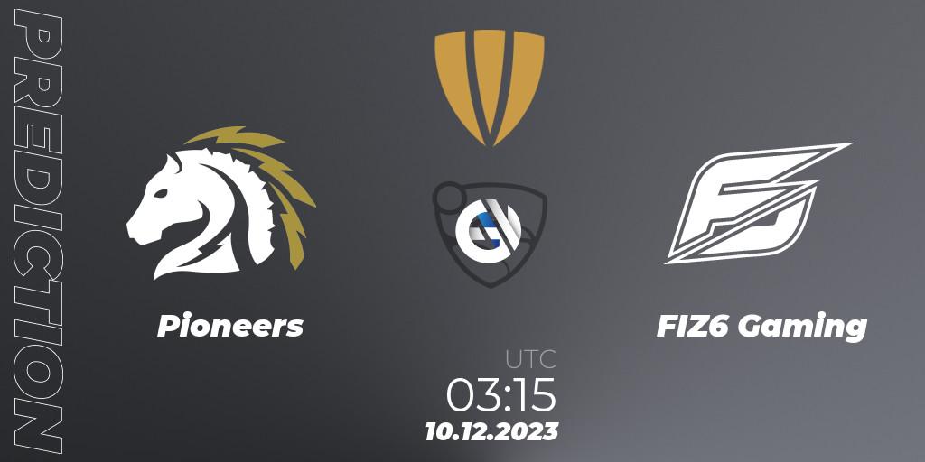 Prognoza Pioneers - FIZ6 Gaming. 10.12.2023 at 02:00, Rocket League, The Gauntlet Season 5 - Final