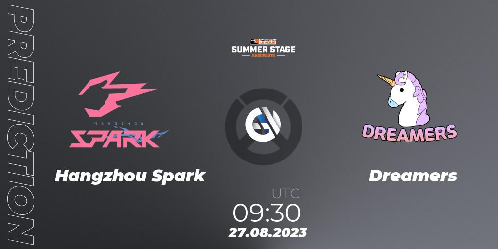 Prognoza Hangzhou Spark - Dreamers. 27.08.23, Overwatch, Overwatch League 2023 - Summer Stage Knockouts