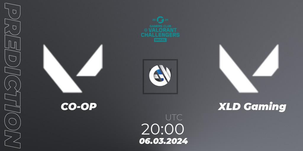 Prognoza CO-OP - XLD Gaming. 06.03.2024 at 20:00, VALORANT, VALORANT Challengers Brazil 2024: Split 1