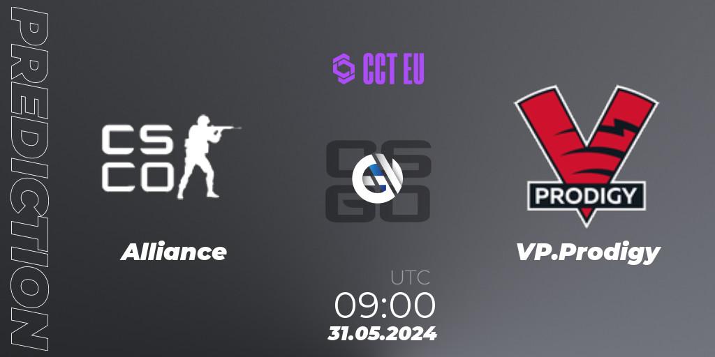 Prognoza Alliance - VP.Prodigy. 31.05.2024 at 09:00, Counter-Strike (CS2), CCT Season 2 Europe Series 4