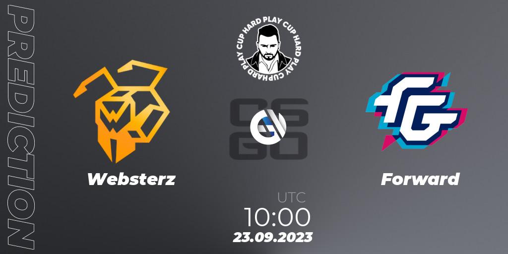 Prognoza Websterz - Forward. 23.09.2023 at 10:00, Counter-Strike (CS2), Hard Play Cup #7