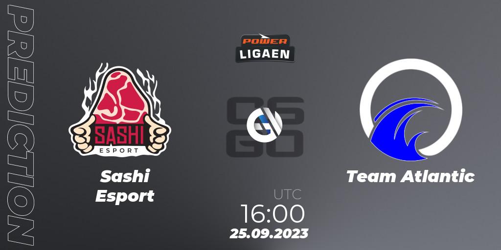 Prognoza Sashi Esport - Team Atlantic. 25.09.2023 at 16:00, Counter-Strike (CS2), POWER Ligaen Season 24 Finals