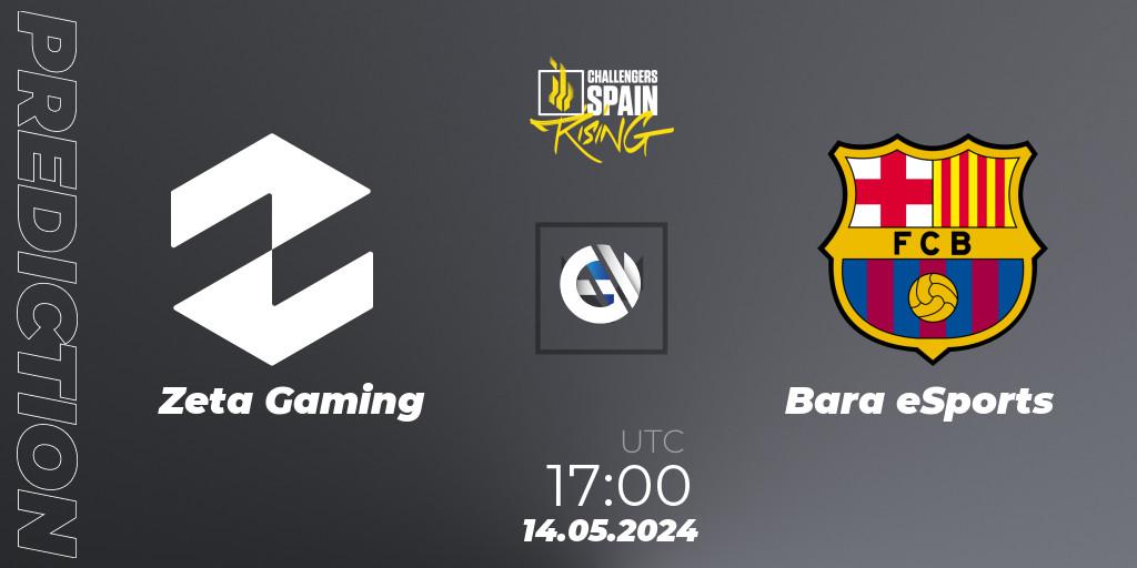 Prognoza Zeta Gaming - Barça eSports. 14.05.2024 at 17:00, VALORANT, VALORANT Challengers 2024 Spain: Rising Split 2