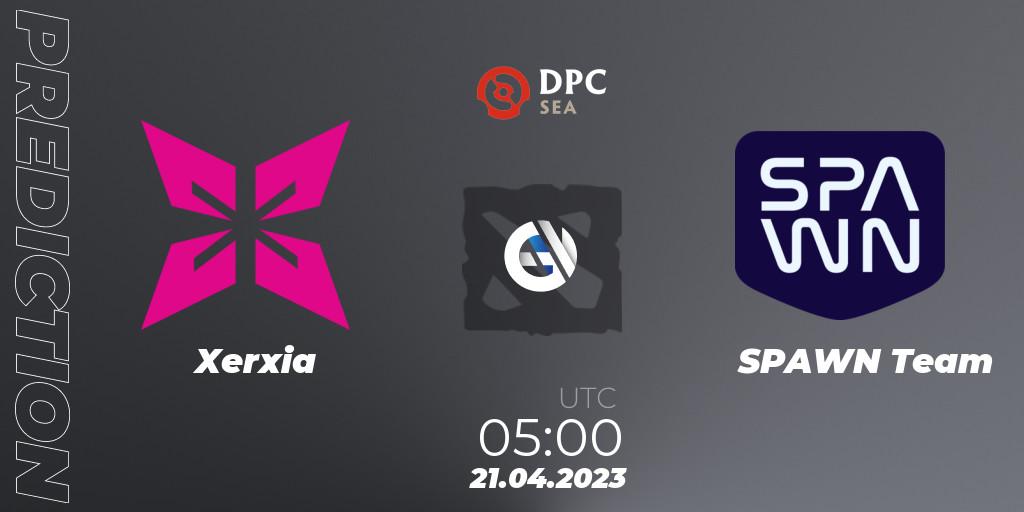 Prognoza Xerxia - SPAWN Team. 21.04.2023 at 05:00, Dota 2, DPC 2023 Tour 2: SEA Division II (Lower)