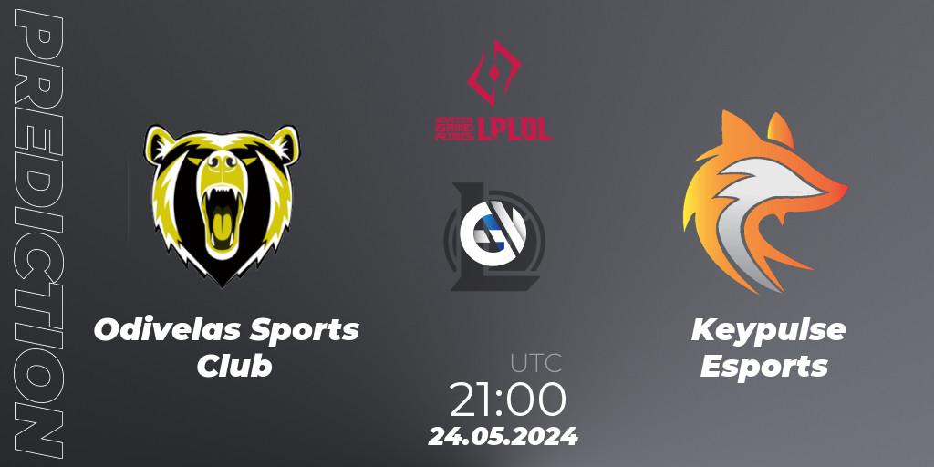 Prognoza Odivelas Sports Club - Keypulse Esports. 24.05.2024 at 21:00, LoL, LPLOL Split 2 2024