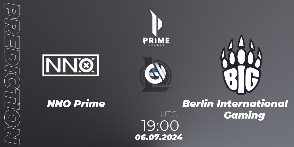 Prognoza NNO Prime - Berlin International Gaming. 06.07.2024 at 19:00, LoL, Prime League Summer 2024