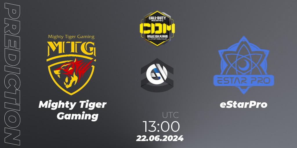 Prognoza Mighty Tiger Gaming - eStarPro. 22.06.2024 at 14:10, Call of Duty, China Masters 2024 S8: Regular Season