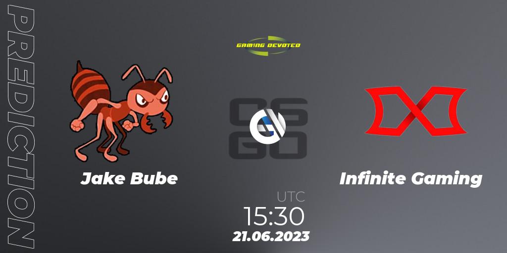Prognoza Jake Bube - Infinite Gaming. 21.06.23, CS2 (CS:GO), Gaming Devoted Become The Best: Series #2