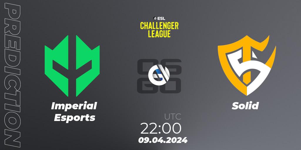 Prognoza Imperial Esports - Solid. 09.04.24, CS2 (CS:GO), ESL Challenger League Season 47: South America