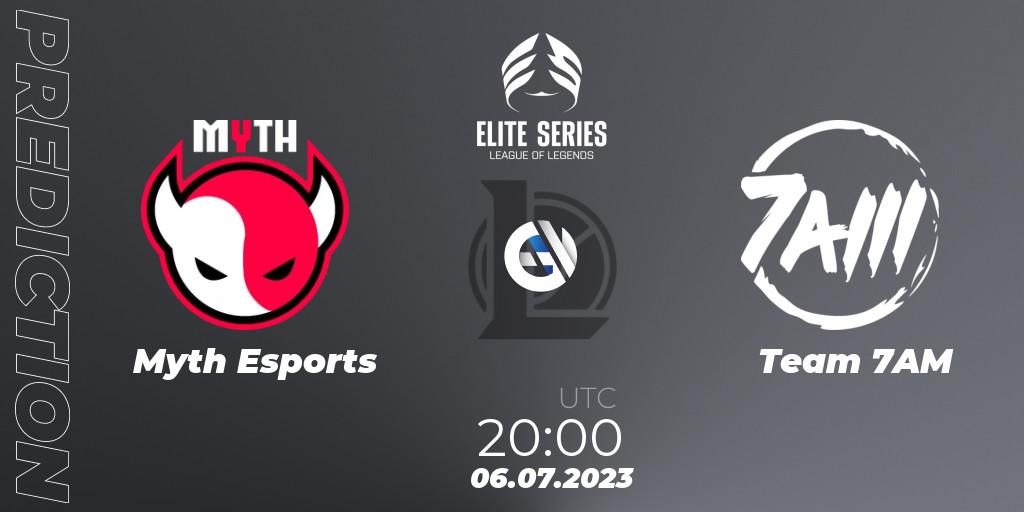 Prognoza Myth Esports - Team 7AM. 06.07.2023 at 20:00, LoL, Elite Series Summer 2023