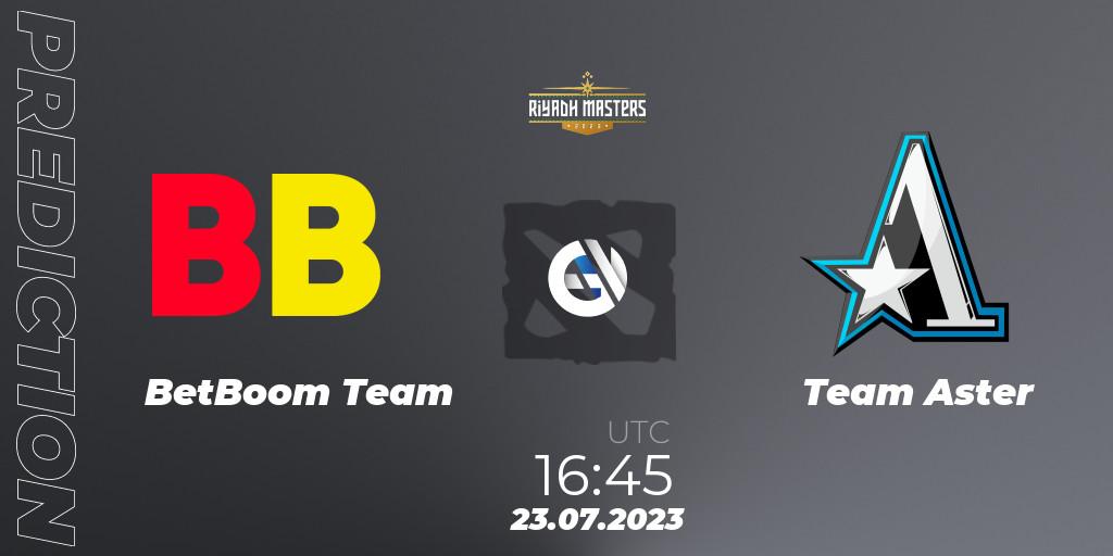 Prognoza BetBoom Team - Team Aster. 23.07.23, Dota 2, Riyadh Masters 2023 - Group Stage