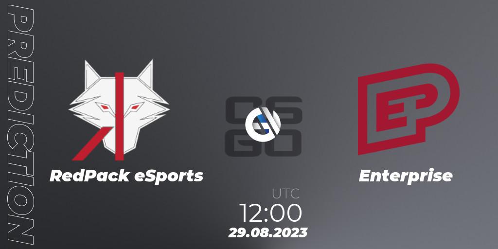 Prognoza RedPack eSports - Enterprise. 29.08.23, CS2 (CS:GO), OFK BGD Esports Series #1: Balkan Closed Qualifier