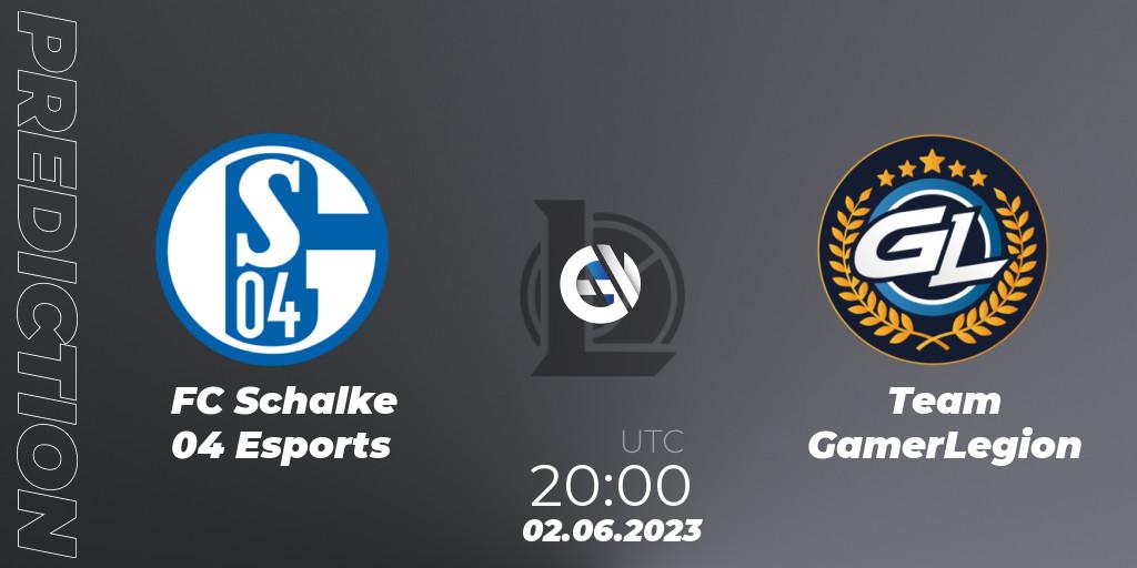 Prognoza FC Schalke 04 Esports - Team GamerLegion. 02.06.23, LoL, Prime League Summer 2023 - Group Stage