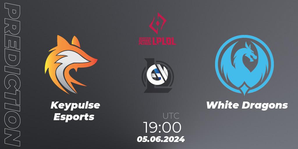 Prognoza Keypulse Esports - White Dragons. 27.06.2024 at 19:00, LoL, LPLOL Split 2 2024