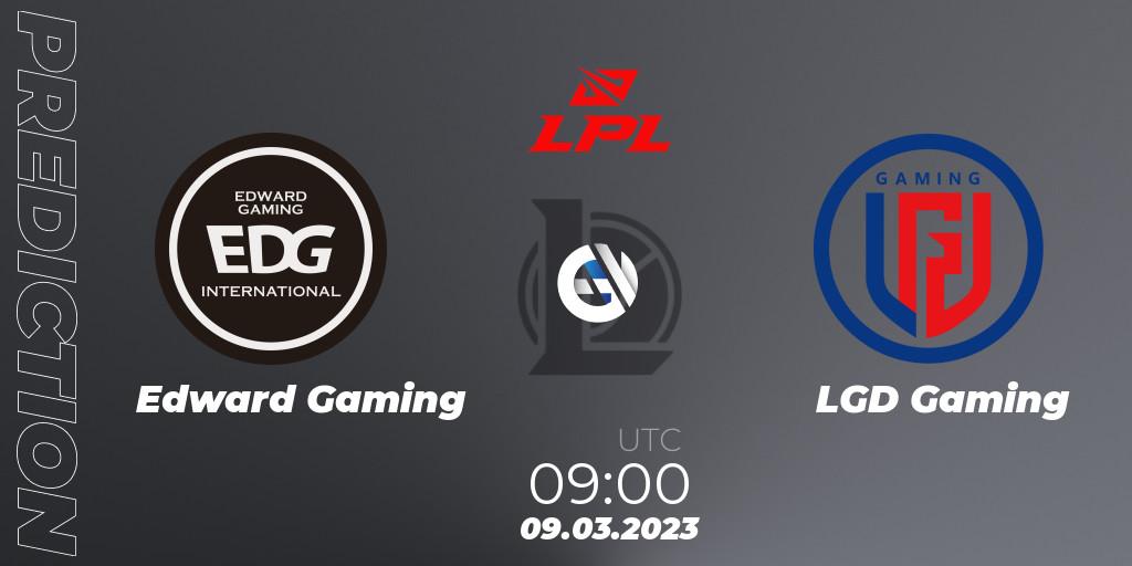 Prognoza Edward Gaming - LGD Gaming. 09.03.2023 at 09:00, LoL, LPL Spring 2023 - Group Stage