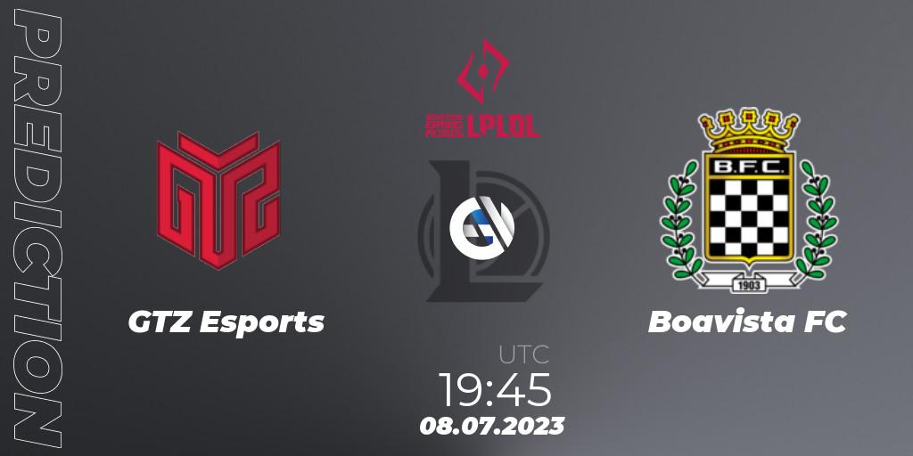 Prognoza GTZ Esports - Boavista FC. 08.07.2023 at 19:15, LoL, LPLOL Split 2 2023 - Group Stage