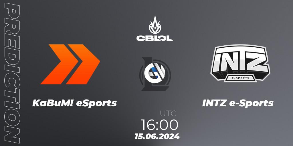 Prognoza KaBuM! eSports - INTZ e-Sports. 15.06.2024 at 16:00, LoL, CBLOL Split 2 2024 - Group Stage