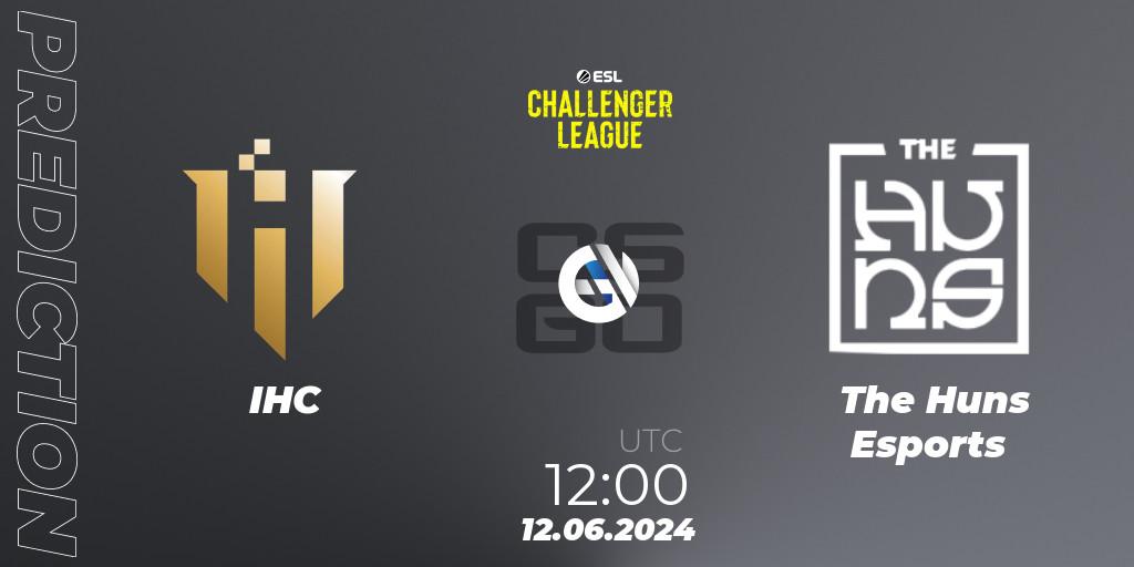 Prognoza IHC - The Huns Esports. 12.06.2024 at 12:00, Counter-Strike (CS2), ESL Challenger League Season 47 Relegation: Asia