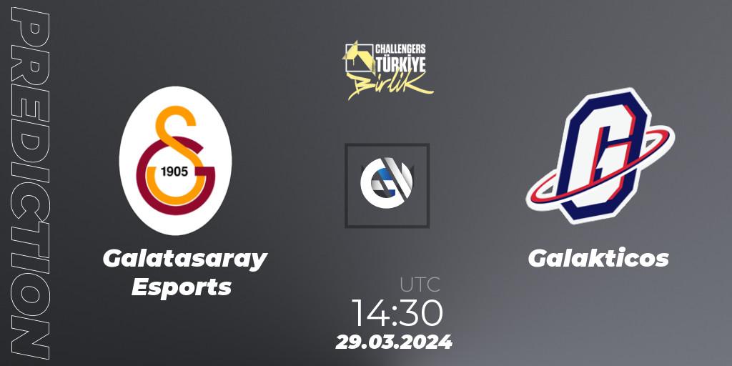 Prognoza Galatasaray Esports - Galakticos. 29.03.24, VALORANT, VALORANT Challengers 2024 Turkey: Birlik Split 1