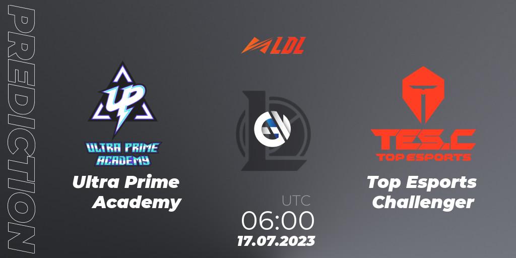 Prognoza Ultra Prime Academy - Top Esports Challenger. 17.07.2023 at 06:00, LoL, LDL 2023 - Regular Season - Stage 3